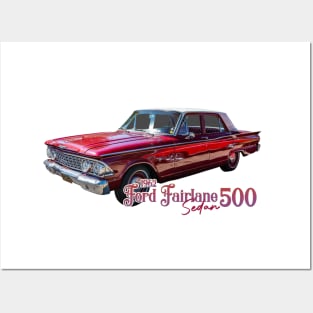 1962 Ford Fairlane 500 Sedan Posters and Art